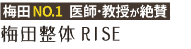 梅田整体RISE（ライズ） ロゴ